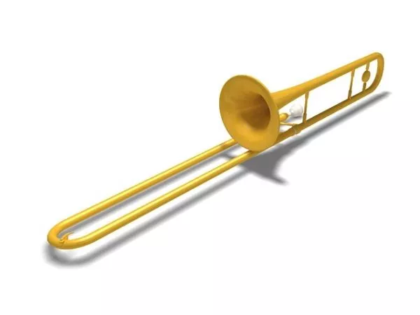 Trombone Instrument Free D Model Ds Lwo Max Obj Open Dmodel