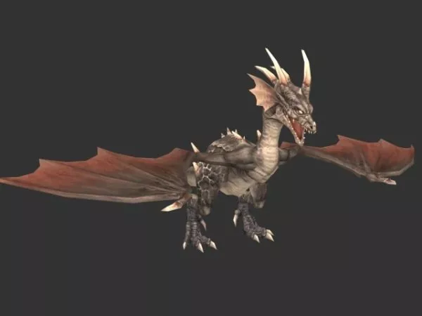 Brown Earth Dragon Karakter Cretsiz D Model Max Vray Open Dmodel