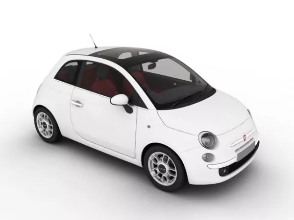 Fiat 500 Supermini Free 3d Model Max Vray Open3dModel