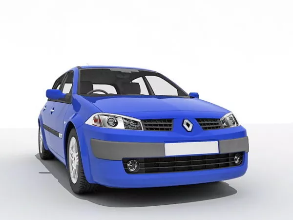 Renault Megane Car Free D Model Max Vray Open Dmodel