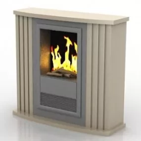 Fireplace 3d model