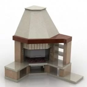Fireplace 3d model