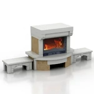 Fireplace 3d model Fireplace 3d model