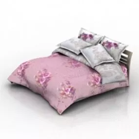 Double Bed 3d model