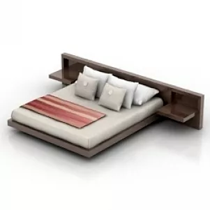 Bed 3d model Bed 3d model
