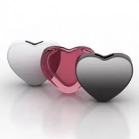 Heart Figurine 3d model