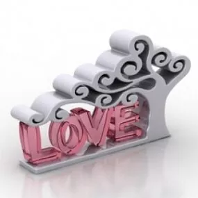 Tree Style Figurine 3d model