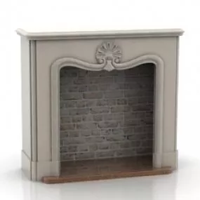Fireplace 3d model