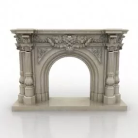Fireplace 3d model
