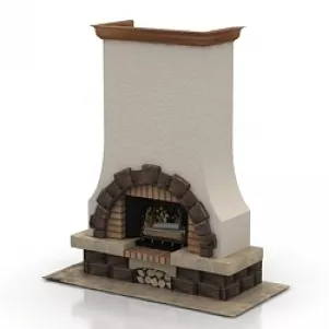 Fireplace 3d model Fireplace 3d model