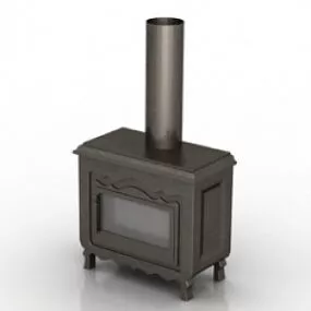 Fireplace 3d model