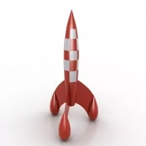 Red Rocket 3d model