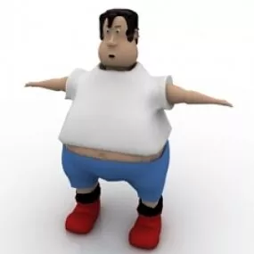 Fat Man 3d model