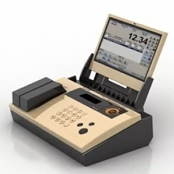 Cash Register Market 3d model Cash Register Market 3d model