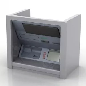 Supermarket Cash Register Gadget 3d model