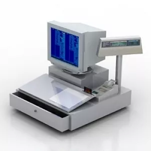 Cash Register 3d model Cash Register 3d model