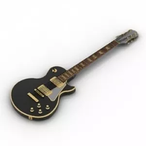 Electric Guitar 3d model Electric Guitar 3d model