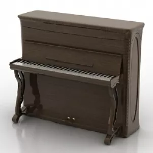 Electric Piano 3d model Electric Piano 3d model