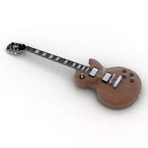 Small Classical Guitar 3d model