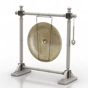 Gong 3d model Gong 3d model