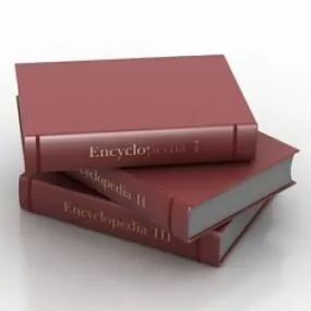 Books 3d model