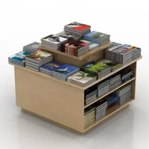 Stack Book Decorative 3d model