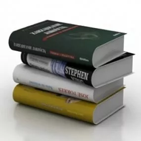 Books 3d model