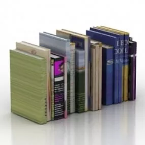 Books 3d model
