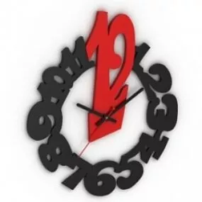 Modern Clock 3d model