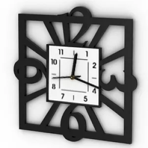 Clock 3d model Clock 3d model