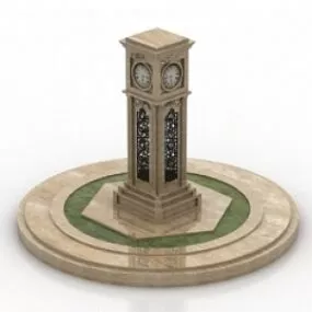 Clock Tower 3d model