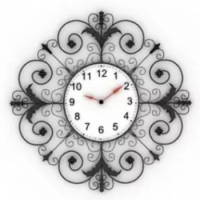 Floral Clock 3d model