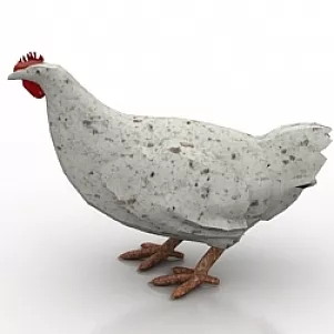 Chicken 3d model Chicken 3d model