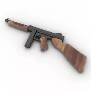 Thompson Gun 3d model Thompson Gun 3d model