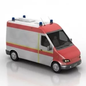 Ambulance Car 3d model Ambulance Car 3d model