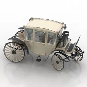 Ancient Roman Chariot 3d model