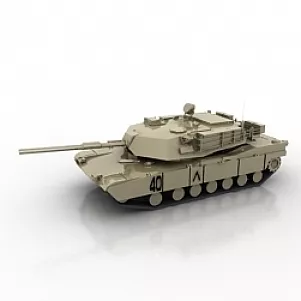 Abrams Tank 3d model Abrams Tank 3d model