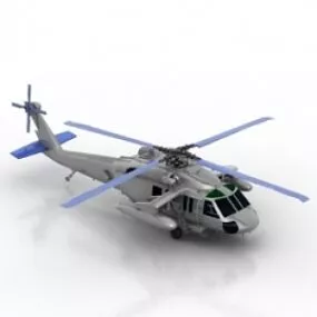 Helicopter 3d model