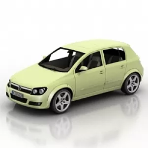 Opel Astra Car 3d model Opel Astra Car 3d model