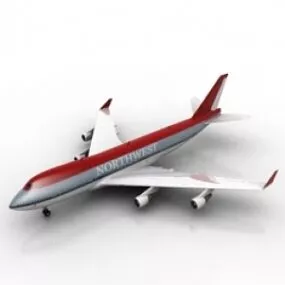 Northwest Airlines Airplane 3d model