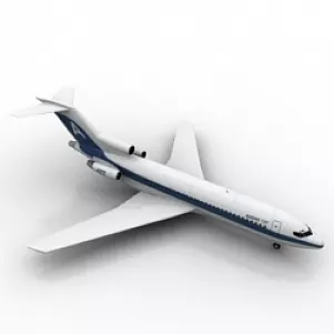 Commercial Airplane 3d model Commercial Airplane 3d model
