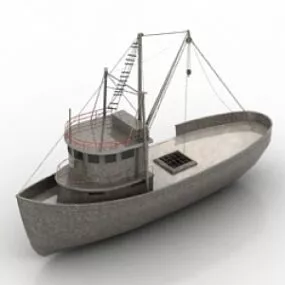 Fishing Boat 3d model