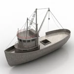 Fishing Boat 3d model Fishing Boat 3d model