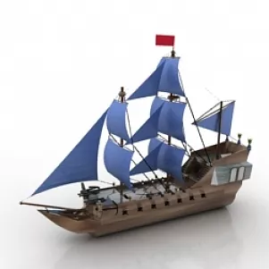 Ship 3d model Ship 3d model