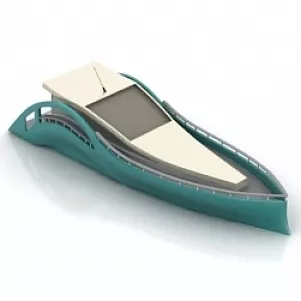Boat 3d model Boat 3d model