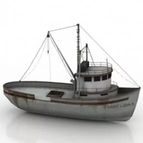 Fishing Boat 3d model