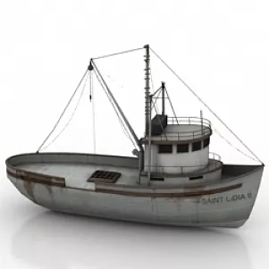 Fishing Boat 3d model Fishing Boat 3d model