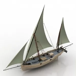 Sailing Boat 3d model Sailing Boat 3d model