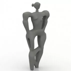 Art Statuette 3d model