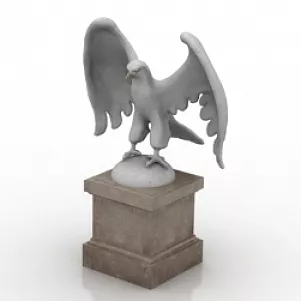 Eagle Sculpture 3d model Eagle Sculpture 3d model